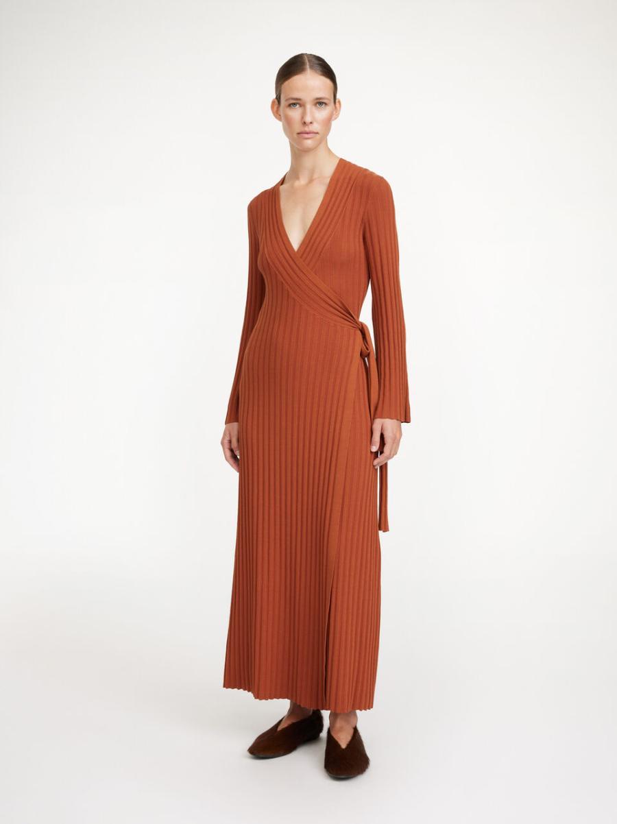 Sunburn By Malene Birger Prix Discount Robe Longue Gilena Femme Robes