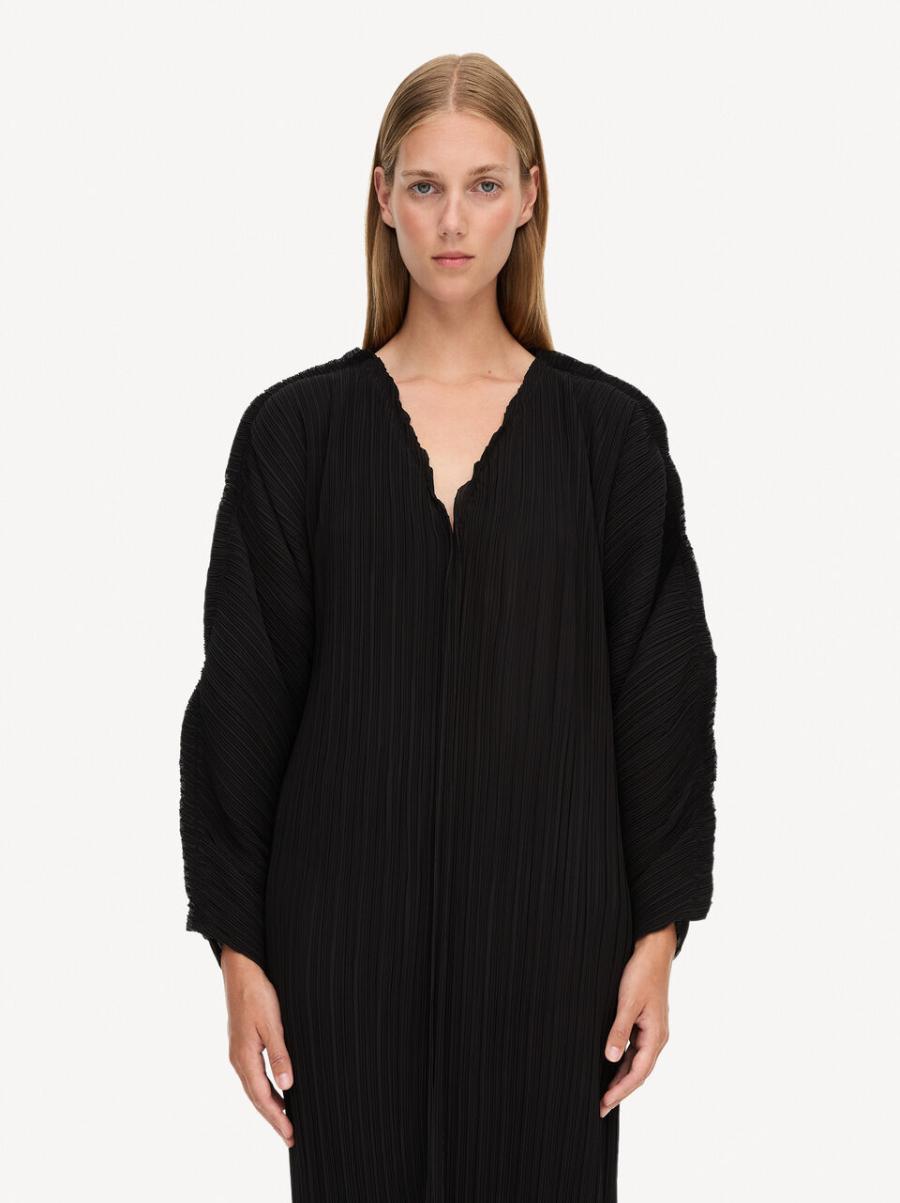 2024 Robe Longue Dalya By Malene Birger Femme Black Robes - 2