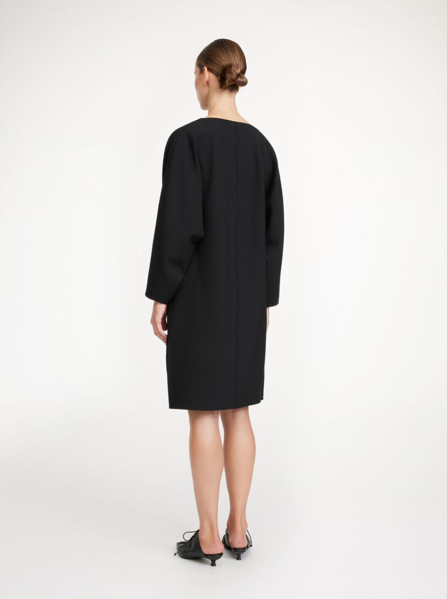 Femme Complet Robe Midi Elvina Black By Malene Birger Robes - 1