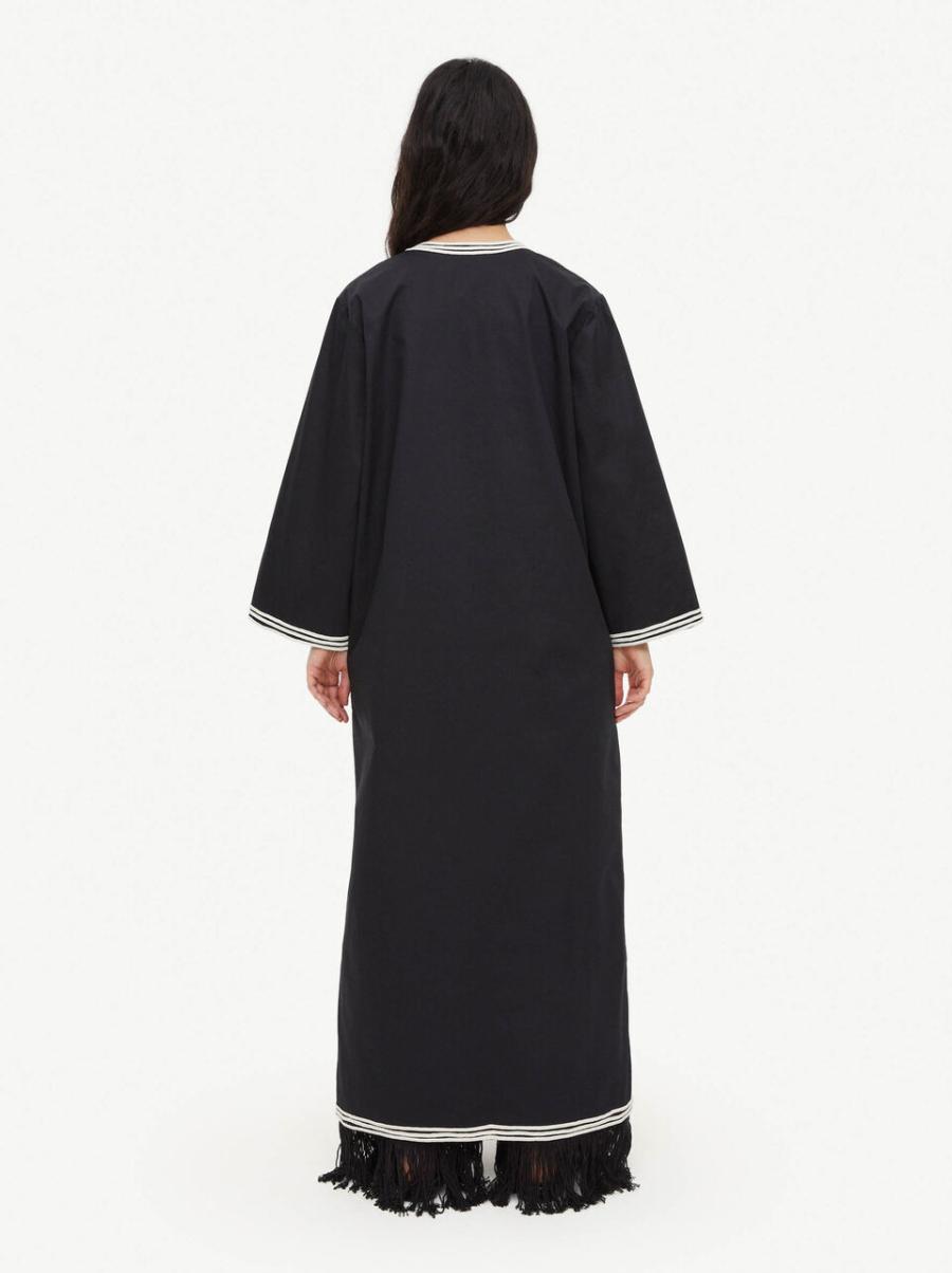 Black Femme By Malene Birger Robe Caftan Maylas Robes Convivial - 1