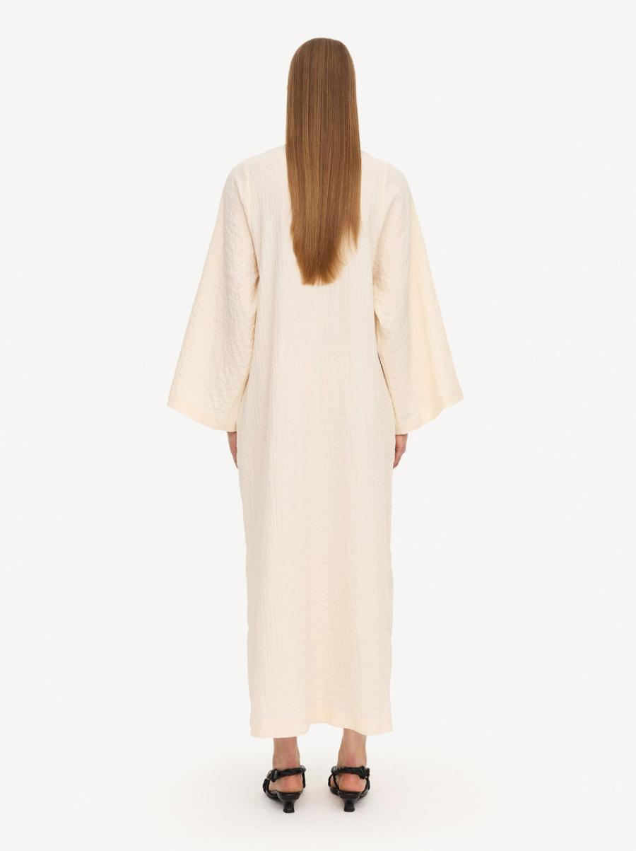 Femme Robes By Malene Birger Robe Longue En Coton Bio Kayia Pearl Pas Cher - 1