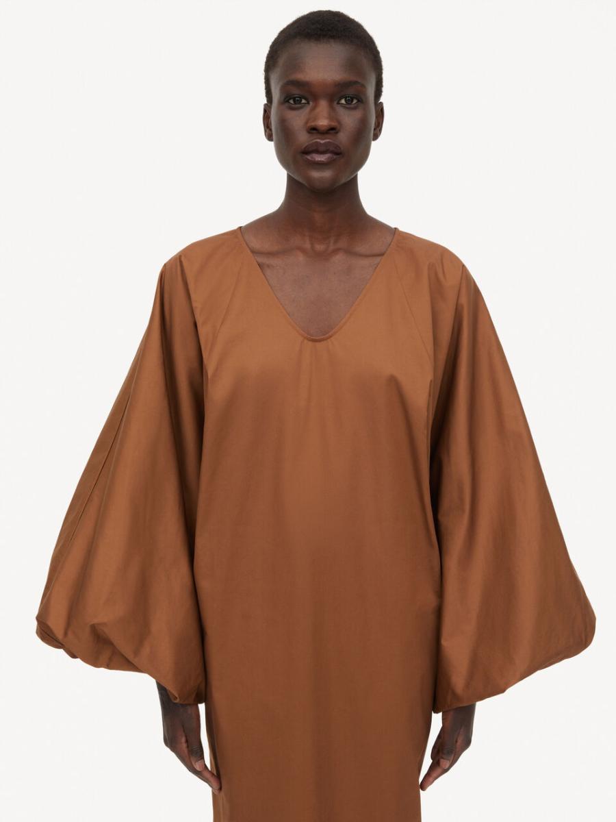 Choix Bison By Malene Birger Femme Robes Robe En Coton Bio Parida - 2