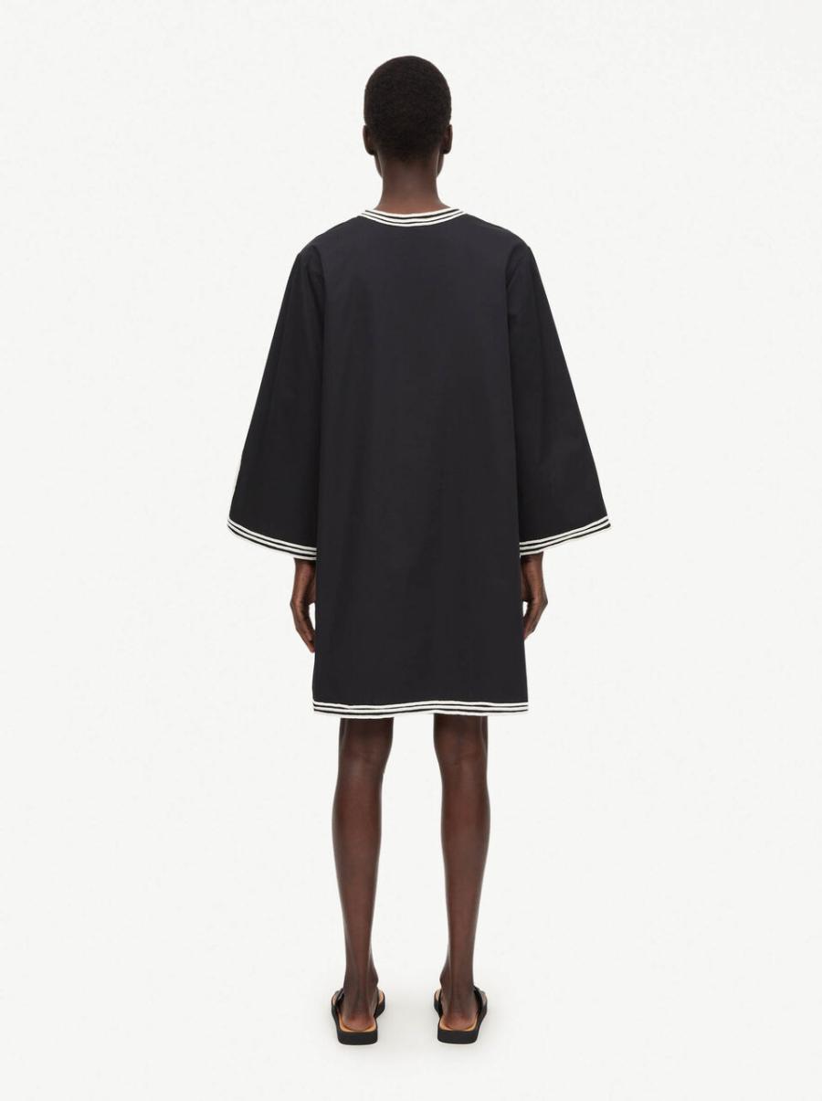 Qualité Black Robes Femme By Malene Birger Robe Midi Maisa - 1