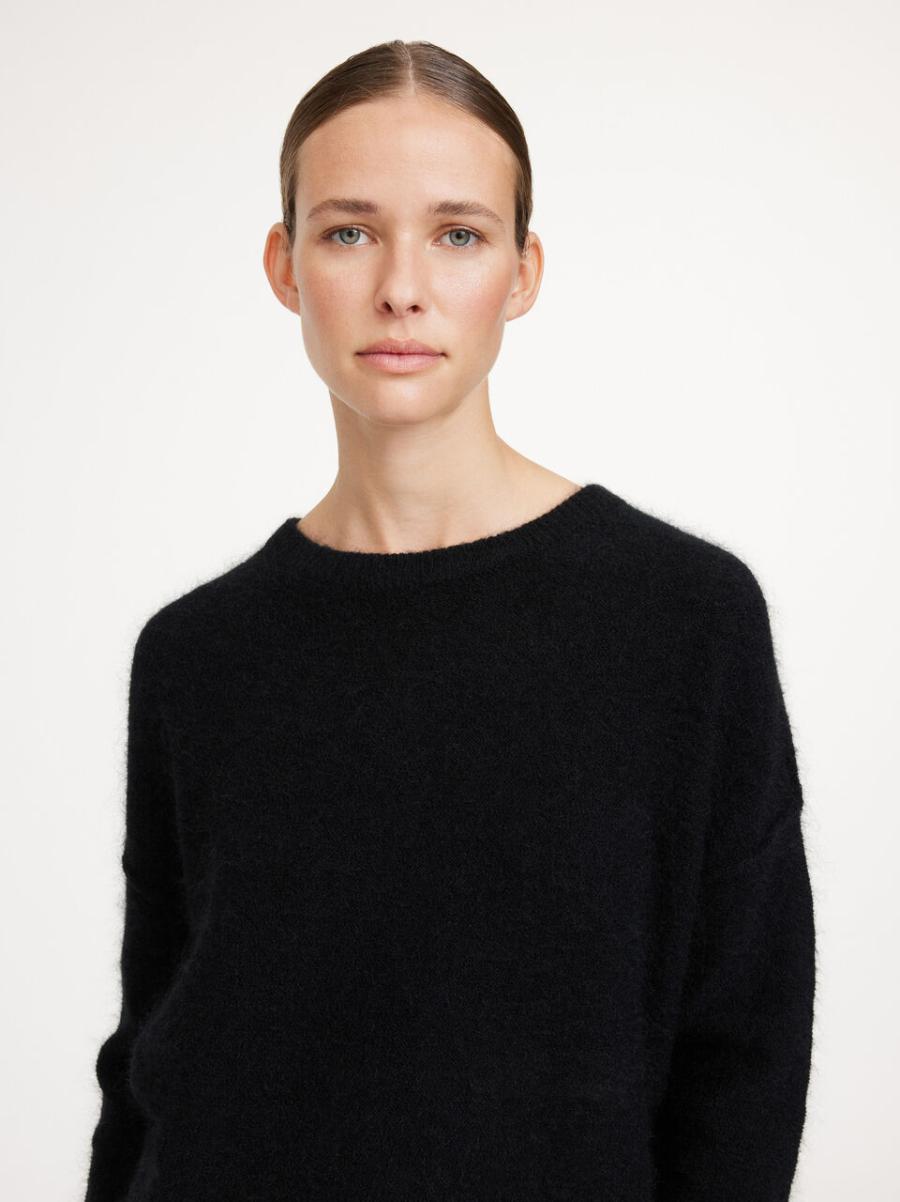 By Malene Birger Black Maille Femme Pull Biagiorms Utilité - 2