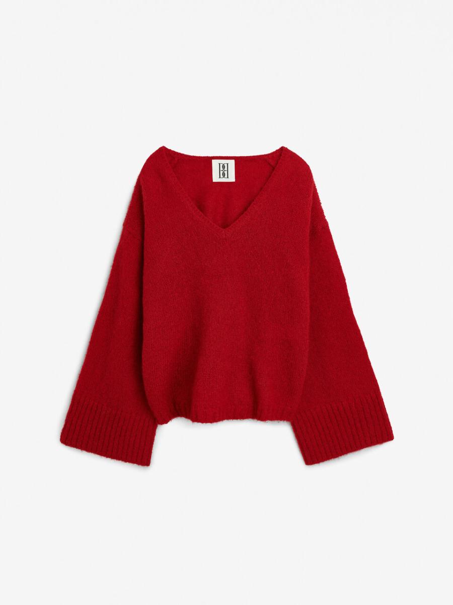 Pull Cimone Fiabilité Jester Red By Malene Birger Maille Femme - 3