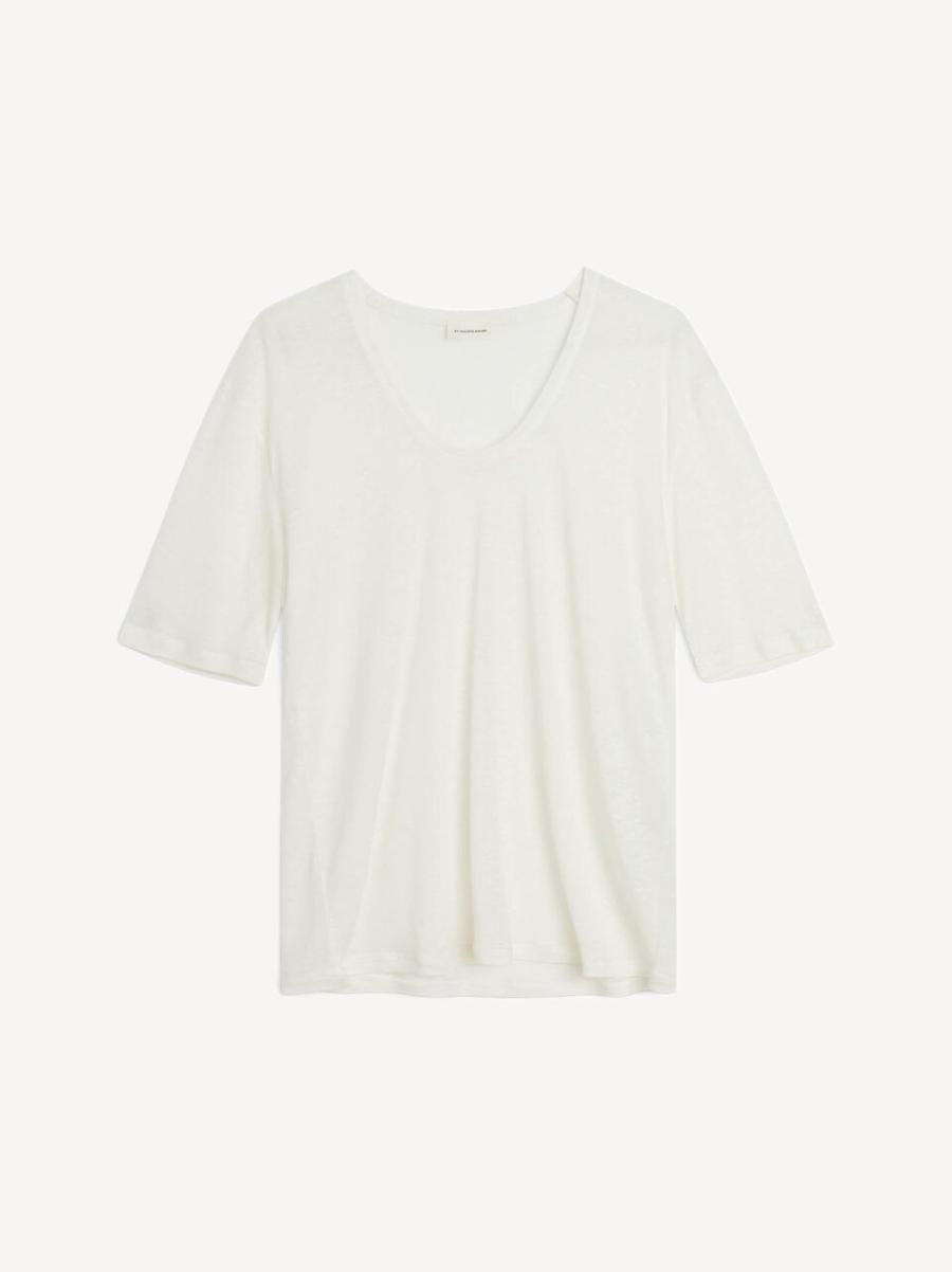 Offre Spéciale T-Shirts Et Sweats Soft White Femme T-Shirt Amaringa By Malene Birger - 3