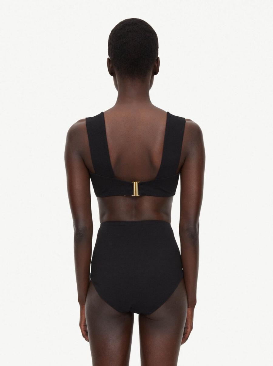 Haut De Bikini Belira Swimwear Black Personnalisé Femme By Malene Birger - 1