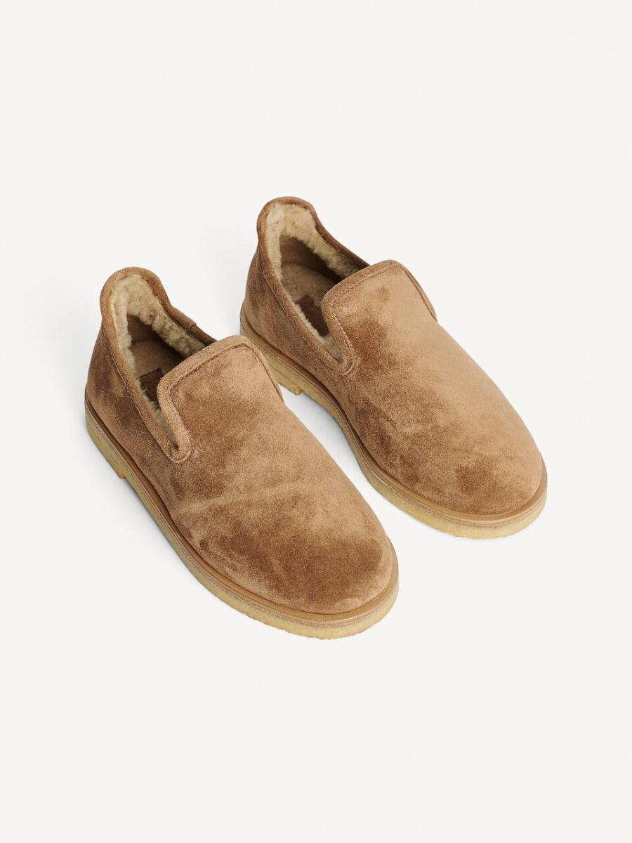 By Malene Birger Le Moins Cher Slippers En Daim Romine Tobacco Brown Chaussures Femme - 1