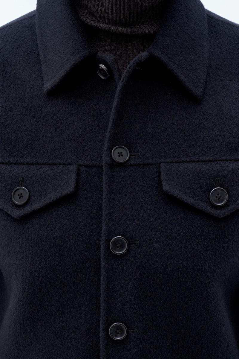 Filippa K Short Wool Cashmere Jacket Black Femme Vestes Et Manteaux - 4