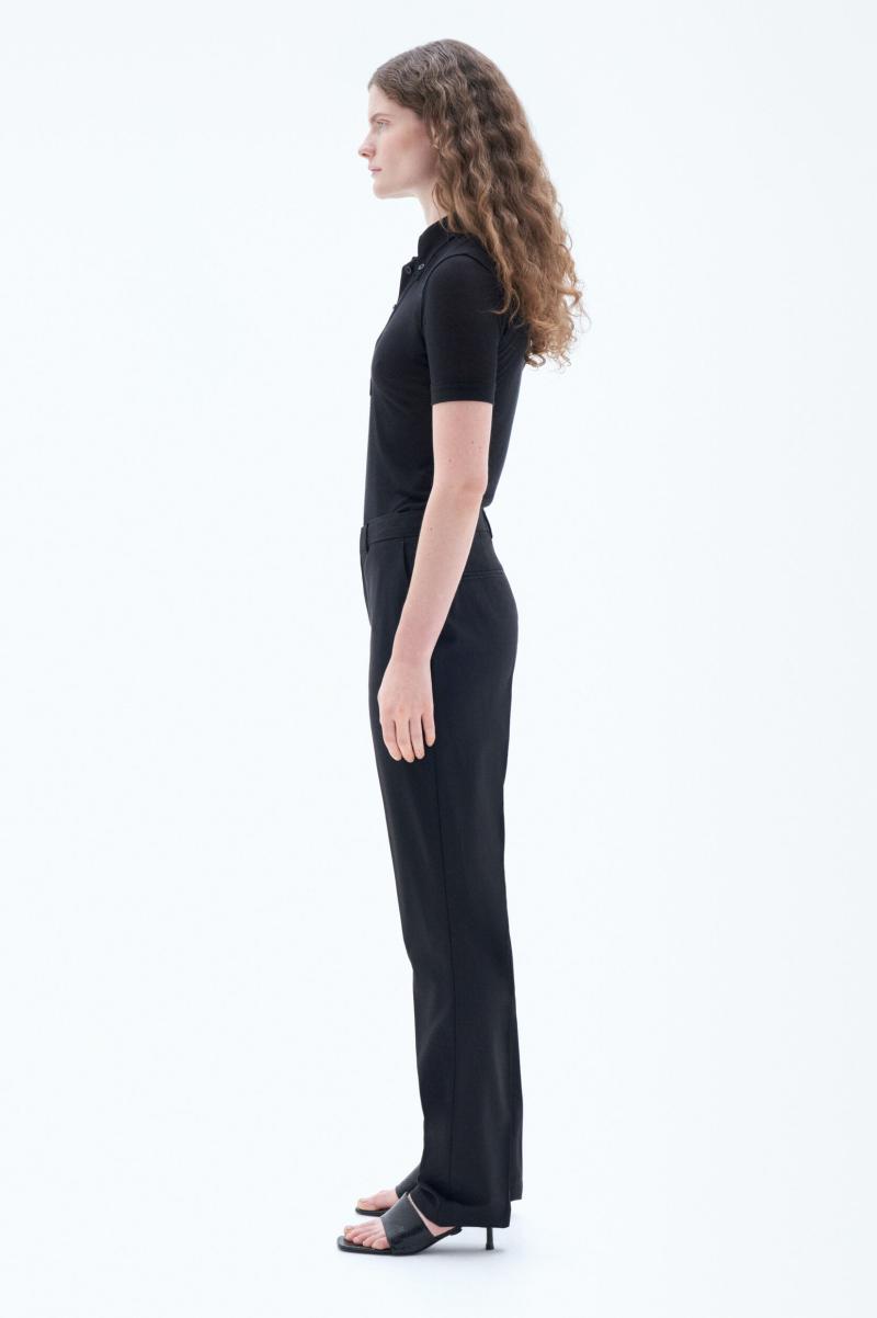 Pantalons Femme Emma Wool Trousers Filippa K Black - 1