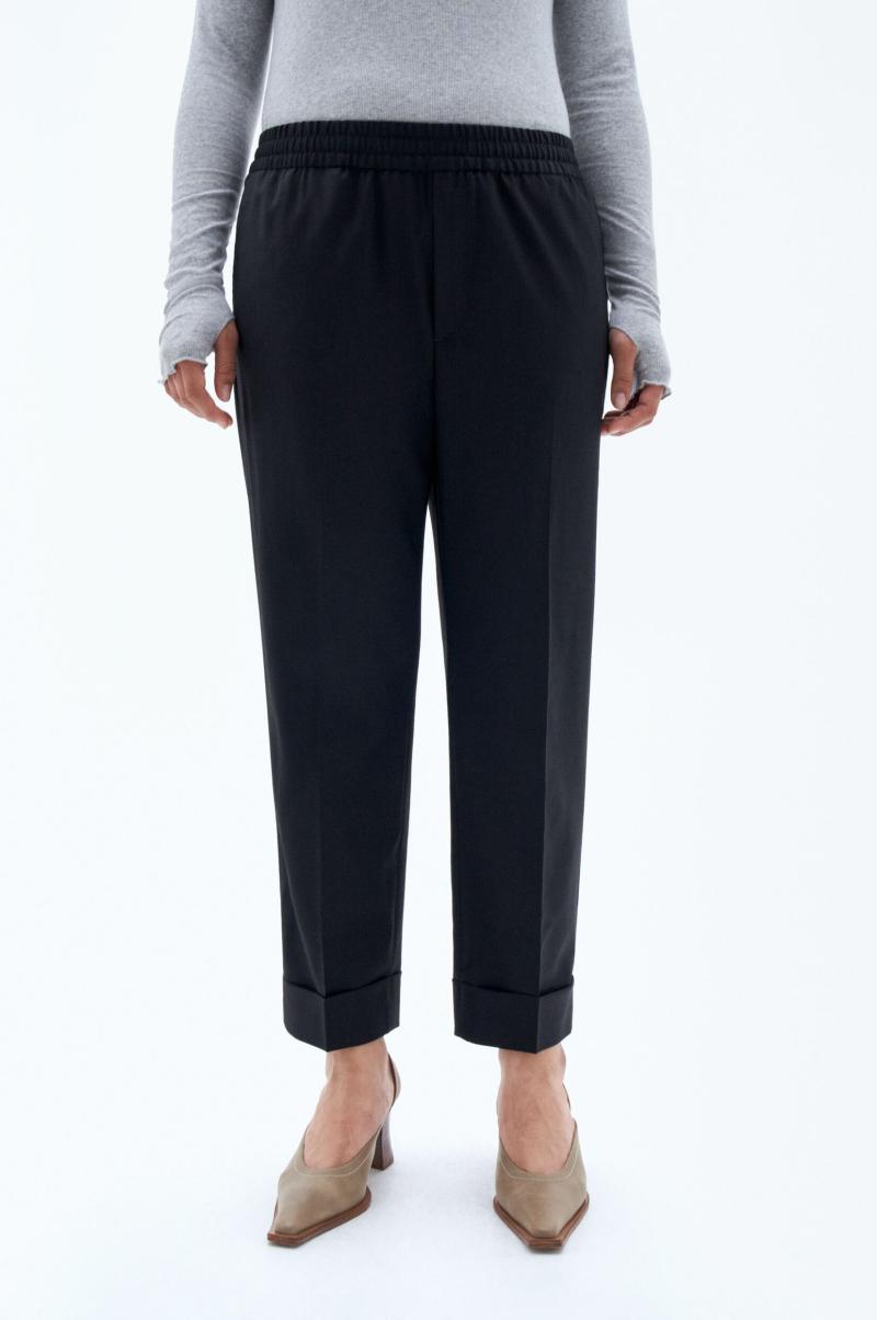 Filippa K Femme Pantalons Franca Cool Wool Trousers Black - 4