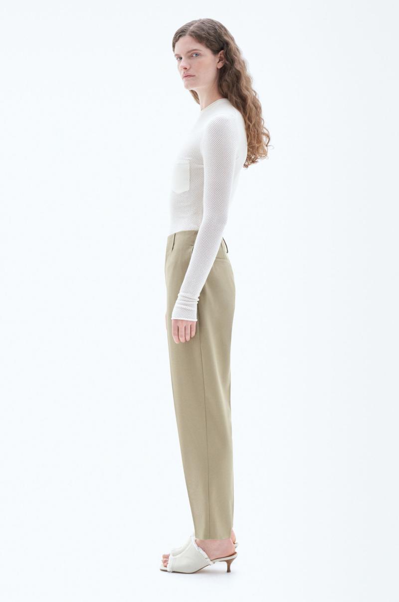 Filippa K Karlie Trousers Light Khaki Femme Pantalons - 1