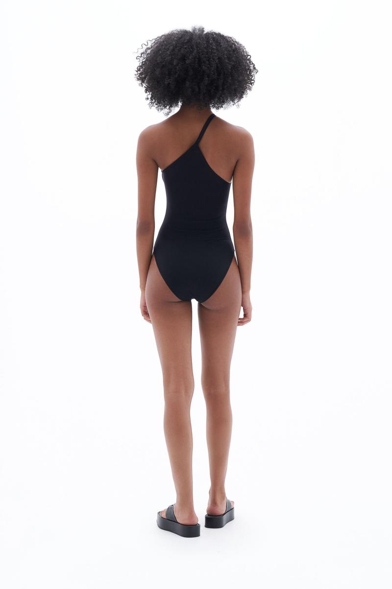 Asymmetric Swimsuit Femme Filippa K Black Maillots De Bain - 3