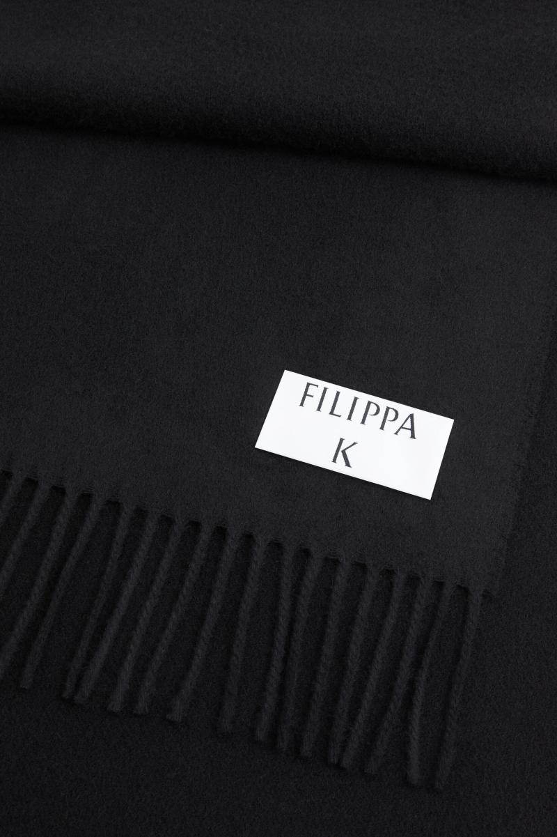 Filippa K Femme Chapeaux Et Écharpes Black Cashmere Blend Scarf - 2