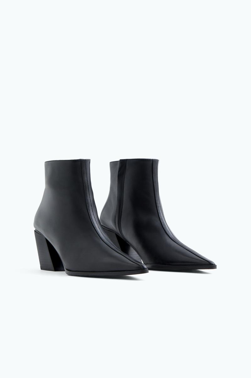 Black Nappa Filippa K Femme Chaussures Bottines Pointues - 2