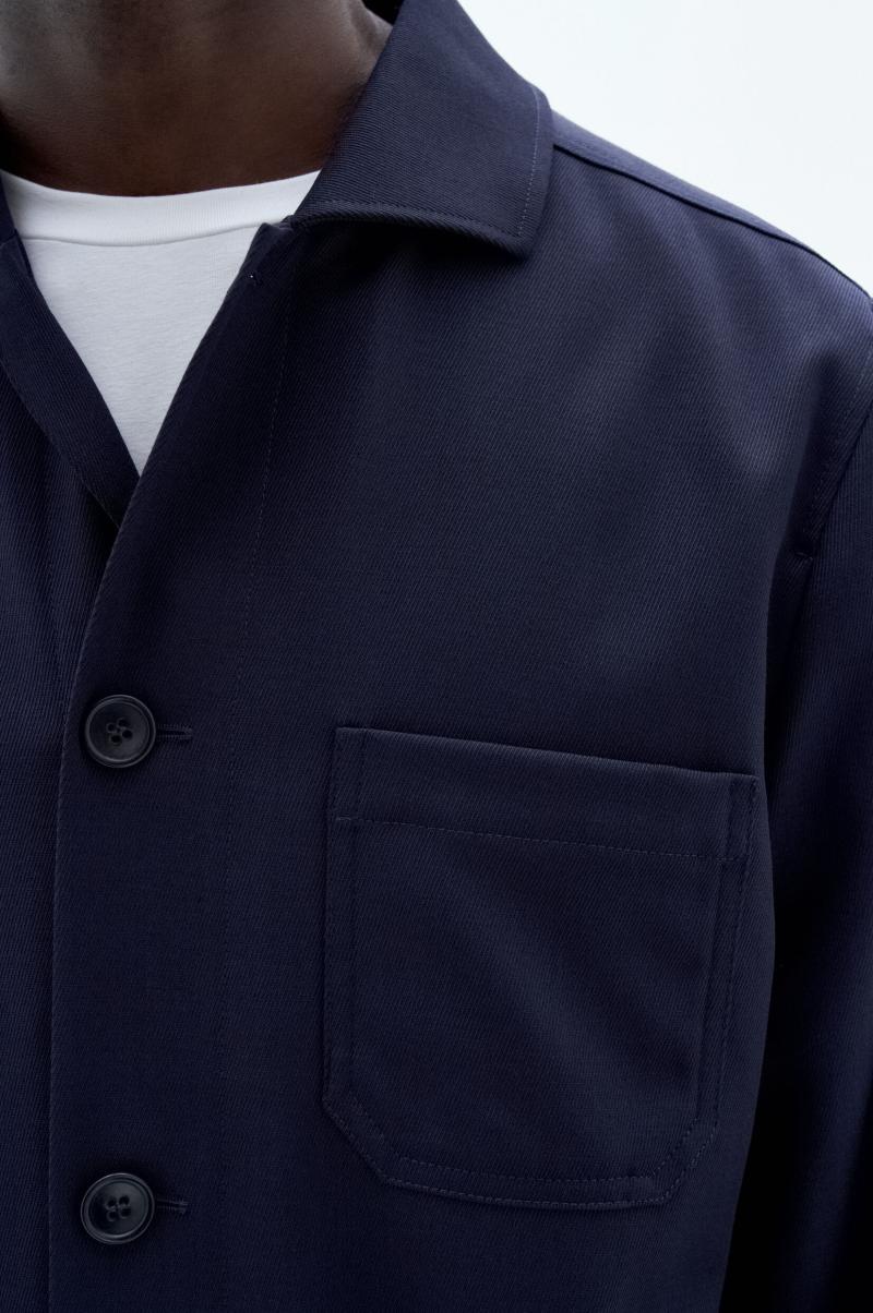 Navy Homme Vestes Et Manteaux Louis Gabardine Jacket Filippa K - 2