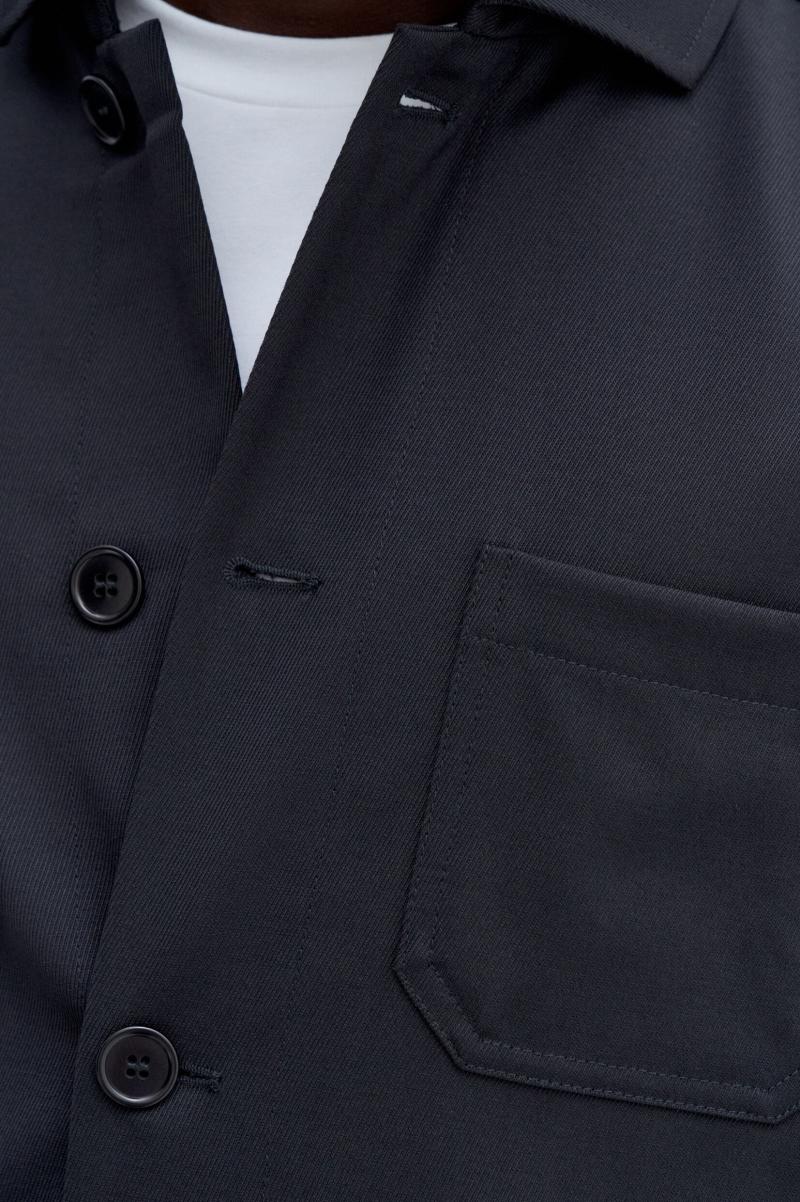 Filippa K Homme Louis Gabardine Jacket Vestes Et Manteaux Black - 2