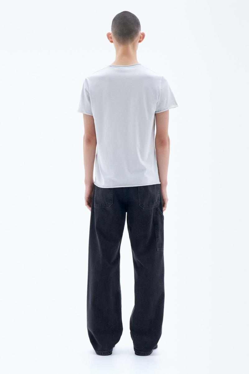 Homme Light Grey Roll Neck Tee T-Shirts Filippa K - 2