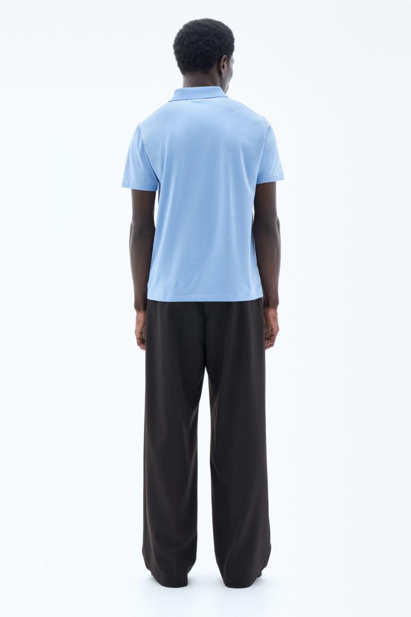 Filippa K Polo En Coton Stretch Homme T-Shirts Turquoise - 2