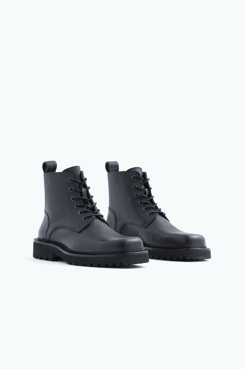 Black Chaussures Bottes Ranger Filippa K Homme - 2