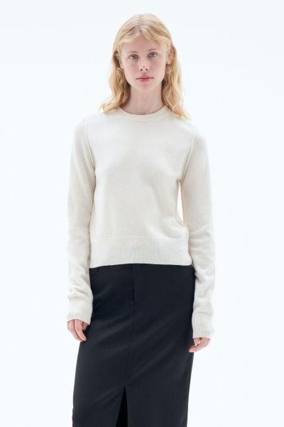 Ivory Filippa K 93 Inside-Out Sweater Femme Maille
