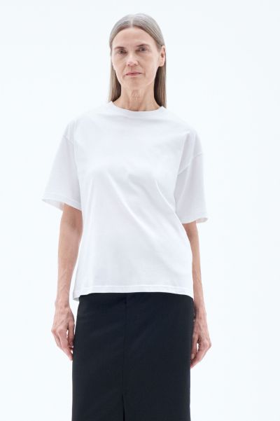 Femme Hauts Filippa K T-Shirt Ample White