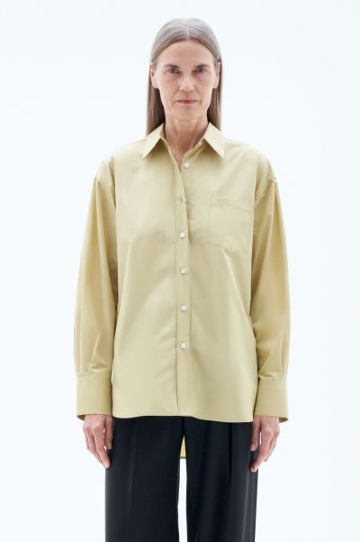 Sammy Shirt Chemises Matcha Green Filippa K Femme