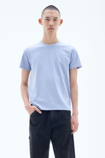 Filippa K Homme Stretch Cotton Tee Faded Blue T-Shirts